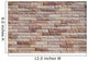 Stone Wall Wall Decal