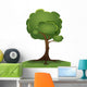 green tree Wall Decal
