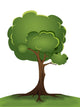 green tree Wall Decal