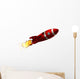 Damaged Space Rocket Wall Decal