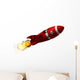 Damaged Space Rocket Wall Decal