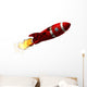 Damaged Space Rocket Wall Decal