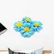 Origami daisy Wall Decal