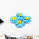Origami daisy Wall Decal