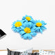 Origami daisy Wall Decal
