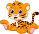 Cute Baby Tiger
