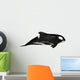 Illustration Orca White Wall Mural