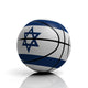 Basketball Ball Flag of Israel Wall Decal