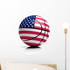 Basketball Ball Flag Usa