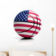Basketball Ball Flag Usa