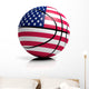 Basketball Ball Flag Usa