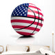 Basketball Ball Flag Usa