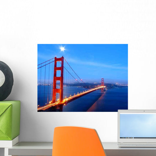 Golden Gate Bridge Wall Decal