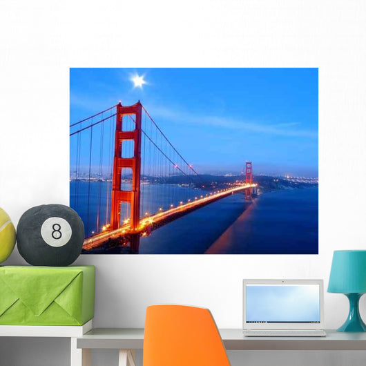 Golden Gate Bridge Wall Decal