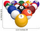 Billiard Balls Wall Decal