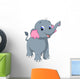Cute Elephant Wall Mural