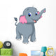 Cute Elephant Wall Mural