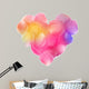Colorful Rose Petals Heart