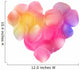 Colorful Rose Petals Heart