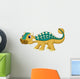 Cute ankylosaurus cartoon Wall Decal