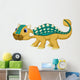 Cute ankylosaurus cartoon Wall Decal