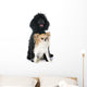 Puppy Poodle and Chihuahua Wall Decal