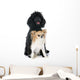 Puppy Poodle and Chihuahua Wall Decal