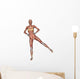 Female Anatomy Figure Wall Decal