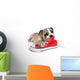 Cute Puppy with Red