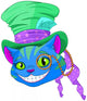 Cheshire Cat Top Hat