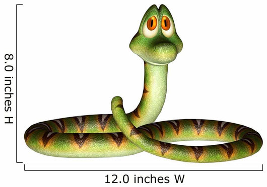 3D Cute Cartoon Snake – Wallmonkeys