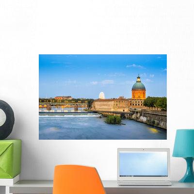Toulouse Hopital La Grave Wall Decal shown on a wall