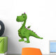 Grumpy Cartoon Dragon Wall Decal