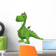 Grumpy Cartoon Dragon Wall Decal