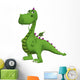 Grumpy Cartoon Dragon Wall Decal