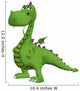 Grumpy Cartoon Dragon Wall Decal