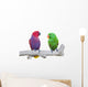 Two Cockatoo Birds Wall Decal