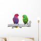 Two Cockatoo Birds Wall Decal