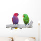 Two Cockatoo Birds Wall Decal