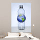 Plastic Water Bottle With Earth Inside Wall Mural