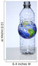 Plastic Water Bottle With Earth Inside Wall Mural