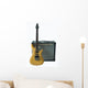 vintage electric guitar and rare vintage amplifier Wall Decal