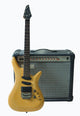 vintage electric guitar and rare vintage amplifier Wall Decal