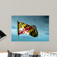 Maryland (USA) flag waving on the wind Wall Mural