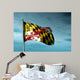 Maryland (USA) flag waving on the wind Wall Mural