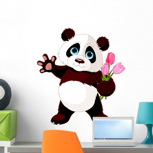 Happy Panda Wall Decal