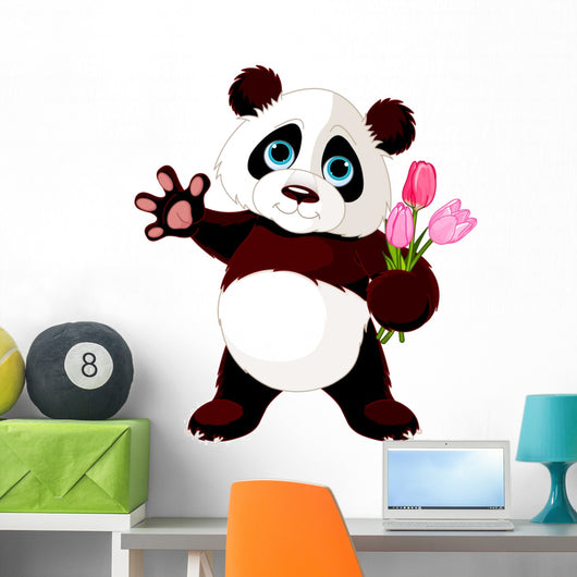 Happy Panda Wall Decal