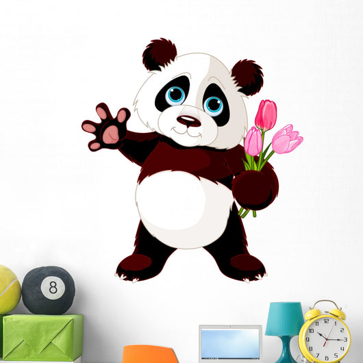 Happy Panda Wall Decal