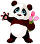 Happy Panda Wall Decal