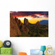Sunset Image Garden Gods Wall Decal